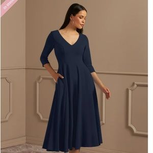 New Azazie Nassif Mother of the Bride Dark Navy Dress